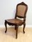 Side Chair in Carved Wood with Cane Seat 12