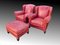 Wesley Hall Armchairs with Ottoman, Set of 3 20