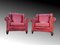 Wesley Hall Armchairs with Ottoman, Set of 3, Image 12