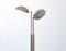 Italian Doctors Office Floor Lamp in Metal and Glass Lamp, 1970s 8