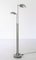 Italian Doctors Office Floor Lamp in Metal and Glass Lamp, 1970s, Image 2