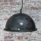 Vintage Industrial Dark Grey Enamel Pendant Lamps 4