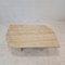 Italian Coffee Table in Travertine, 1980s 8