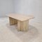 Table Basse en Travertin, Italie, 1980s 4