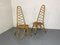 Vintage Stühle aus Rattan & Bambus mit hoher Rückenlehne von Rohé Noordwolde, 1950er, 2er Set 8