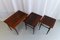 Danish Modern Rosewood Nesting Tables, 1960s, Set of 3 11