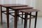 Danish Modern Rosewood Nesting Tables, 1960s, Set of 3 5