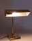 Ministerial Brass Table Lamp with Swivelling Lampshade, 1950s 7