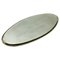 Brass and Ground Mirror Oval Tray, 1950s, Image 1