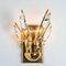 Crystal Gilded Brass Sconces from Stillkronen, 1975, Image 6