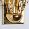 Crystal Gilded Brass Sconces from Stillkronen, 1975 17