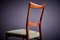 Mahogany Dining Chairs in the style of Ico Parisi, 1960s, Set of 3 9