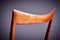 Mahogany Dining Chairs in the style of Ico Parisi, 1960s, Set of 3 10