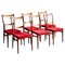 Esszimmerstühle aus Palisander im Stil von Ico Parisi, 1960er, 6er Set 1