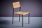 Minimalistic Steel and Rattan Side Chair in the style of Martin Visser, 1960s 2