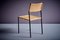 Minimalistischer Beistellstuhl aus Stahl & Rattan im Stil von Martin Visser, 1960er 8