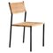 Minimalistic Steel and Rattan Side Chair in the style of Martin Visser, 1960s 1