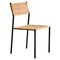 Minimalistic Steel and Rattan Side Chair in the style of Martin Visser, 1960s, Image 1