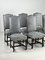 Vintage Grey Dining Chairs, Set of 8 16