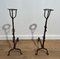 Wrought Iron Candle Stands, 1700s, Set of 2, Image 1