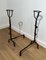 Wrought Iron Candle Stands, 1700s, Set of 2 4
