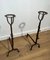 Wrought Iron Candle Stands, 1700s, Set of 2 3