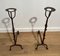 Wrought Iron Candle Stands, 1700s, Set of 2 2