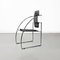 Italian Postmodern Quinta 605 Chair in Metal attributed to Mario Botta for Alias, 1980s 6