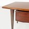 Mid-Century Scandinavian Wooden Table with Central Drawer, 1960s, Image 7