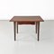 Mid-Century Scandinavian Wooden Table with Central Drawer, 1960s 6