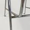Italian Modern Chair in Steel and Black Leather attributed to Alessandro Mendini for Zabro, 1980s, Image 12