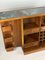 French Brutalist Bar Cabinet in Oak 9