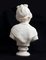 White Marble Sculpture Bust of Noblewoman in Marble, France, 1800s, Image 4