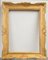 Empire Neapolitan Frame in Golden and Carved Wood, 1800s, Image 1
