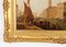 William Raymond Dommersen I, Venetian Canal, 1800s, huile sur toile, encadré 9