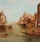 Alfred Pollentine, Santa Maria Della Salute Venice, 1800s, huile sur toile, encadré 4