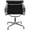 EA-208 Chair in Black Leather by Charles Eames, 2000s 12