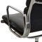 EA-208 Stuhl aus schwarzem Leder von Charles Eames, 2000er 9