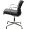 EA-208 Chair in Black Leather by Charles Eames, 2000s 8