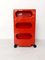 Red Boby Storage by Joe Colombo for Bieffeplast 12