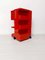 Mobiletto rosso Boby di Joe Colombo per Bieffeplast, Immagine 9