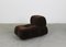 Modular Sofa in Brown Velvet by B&b Italia / C&b Italia for Camaleonda, Italy, 1970s, Set of 4, Image 10