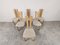 Wooden High Back Dining Chairs, 1990s, Set of 6, Image 3