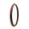 Mirror with Round Wooden Frame, 1960s 6