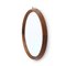 Mirror with Round Wooden Frame, 1960s, Image 5