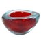 Vintage Italian Sommerso Glass Murano Bowl, 1970s 1