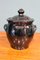 Container Vase with Black Lacquered Gold Decoration, France, 1970s, Image 1