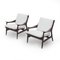 Armchairs in Wood and White Bouclé by Mario Franchioni for Framar, 1960s, Set of 2 4