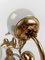 Gilded and White Opaline Wall Lights in the style of Hans Kögl, Set of 2 13