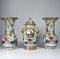 Jarrones de cerámica del siglo XX de Petrus Regout, década de 1890. Juego de 3, Imagen 3